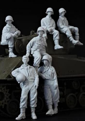Set de figuras de resina 1:35 sin tanque, sin pintar miniatura 1