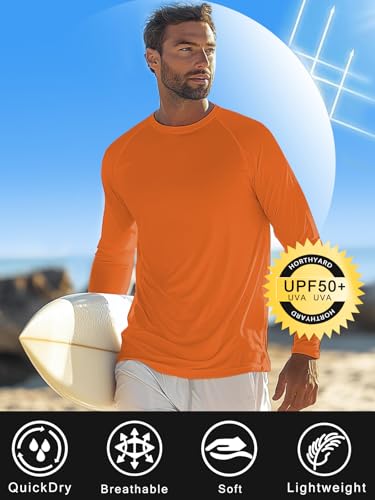 SWEET POISON Men's UPF 50+ Sun Shirts Long Sleeve UV Protection Lightweight Dry Fit T-Shirt for Athletic Outdoor Tee3