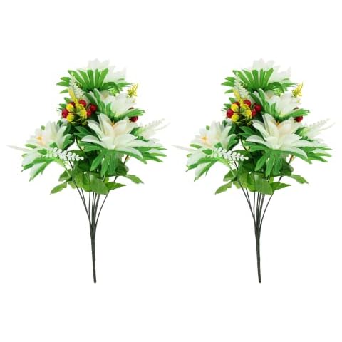 Beavorty Crisantemo Artificial Ramos de Flores Cover