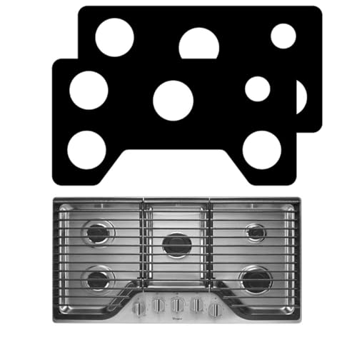 2 Pcs Ultra Thin 0.3mm Stove Top Protectors For Whirlpool Mo
