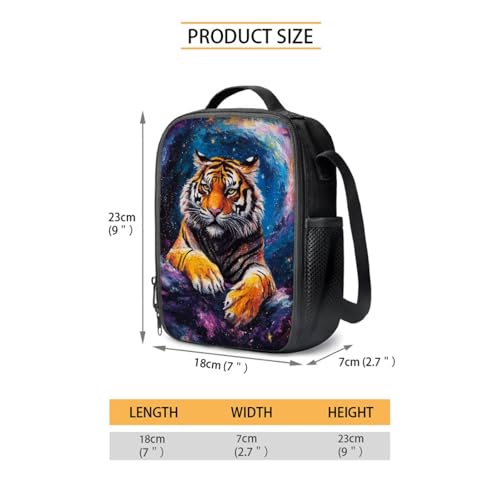 Tiger Backpack for Girls 10-12 Lightweight Backpacks for Boys with Lunch Box Cool Boy Backpacks Ages 8-10 Large Capacity 17 inch School Bags for Boys Bookbag Set for Elementary4
