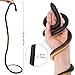 Black Realistic Rubber Snakes, Plastic Snakes Prank Snake Prop for Party Favors, Tricking People, Garden Props Decorations, 48.4in