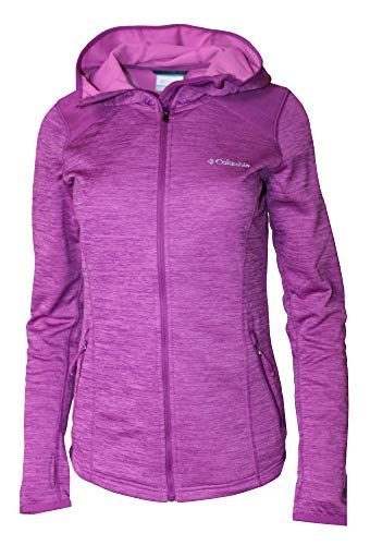 Columbia Women's Rosemont Station Hooded Full Zip Fleece (Intense Violet, XS)