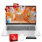 HP 17 Touchscreen Business Laptop - 17.3' Anti-Glare HD+ Display, Windows 11 Pro, Copilot Computer, AMD Ryzen 5 7430U (up to 4.3GHz), Backlit Keyboard, Wi-Fi 6, Fast Charge | 16GB RAM + 512GB SSD
