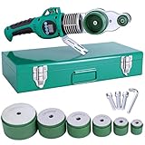 Profi Muffenschweißgerät 1000W, Rohrschweißgerät mit Digitalanzeige, Kunststoffschweißgerät(20-25-32-40-50-63mm), Rohrschweißmaschine(150-340 ℃), Für Stabile Rohrverbindungen, Für PPR/PB/PE/PERT