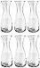 Bormioli Rocco - – Caraffa per Vino – Set da 6 Pezzi – 1 litro – con tacca – brocca per Succo di Succo, caraffa per Acqua in Vetro – di Alta qualità – 26,2 cm