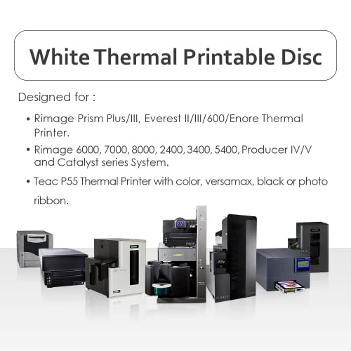 Plexdisc Dvd+R 4.7Gb 16X White Thermal Hub Printable - 100 Disc Spindle (Ffp) - 63C-415-Bx #TOP3