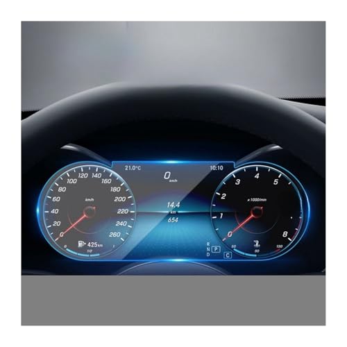 Film protection d'écran anti-rayures 9H pour Classe C 2019-2021 verre trempé instrument 12.3