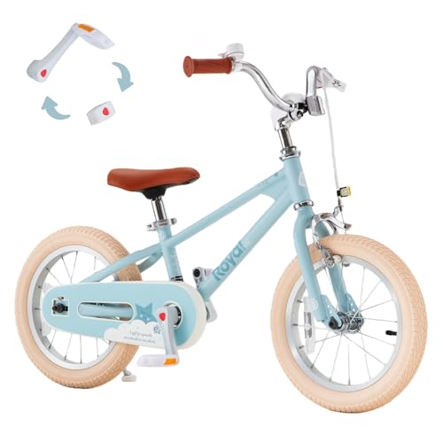 Image of RoyalBaby EZ Kids Bike,12 14 16 18 Inch Convertible Balance to Pedal Bike for Boys & Girls,Beginner Bicycle for Ages 2-9 Years