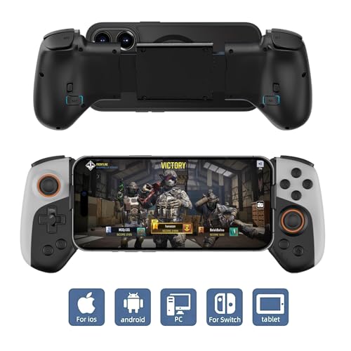 Snail Bear CELL PHONE GAME CONTROLLER Wireless Gaming Controller For Iphone/Android/Pc/Switch, Retractable Controller Forapple Arcade Mfi Games cover
