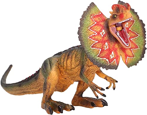BAREPEPE Dinosaur Toys for Kids,Tyrannosaurus Toy with Action Figure,Realistic Jurassic Dinosaur Park Figurines Gift Dinosaur Toys T-Rex Edition(25cm X 10cm Dilophosaurus Rex)
