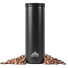 Mont-Clair Taza Termo Cafe Para Llevar 550ml + Vaso Termo Cafe Para Llevar + 100% Hermético + Caliente durante 12 horas + Vaso Termico + Acero Inoxidable Reciclado (Negro)