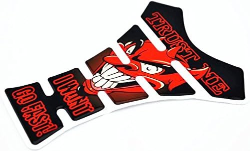 Miniatura 2 de Motocicleta Tanque Gas Protector Pad Fibra hule calcomanía Devil Fit para Suzuki HayabusaGSXR1300199920002001200220032004200520062007