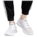 koperras Herren Turnschuhe Freizeitschuhe Fitness Schuhe Sportschuhe Joggingschuhe Laufschuhe Atmungsaktiv Sneaker Workout Jogging Outdoor Running Straßenlaufschuhe Schwarz Weiß 39-44
