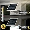 Classy Caps Solar Deck & Wall Lights, Model SL179, White - High Performance, Energy Efficient, Weather-Resistant, Durable Cast Aluminum, Outdoor Solar Lights, Durable Design, Easy Installation #3