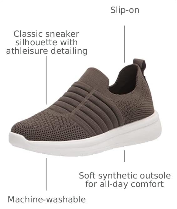 Clarks Women's Ezera Walk Sneaker, Dark Olive, 5 - image 2
