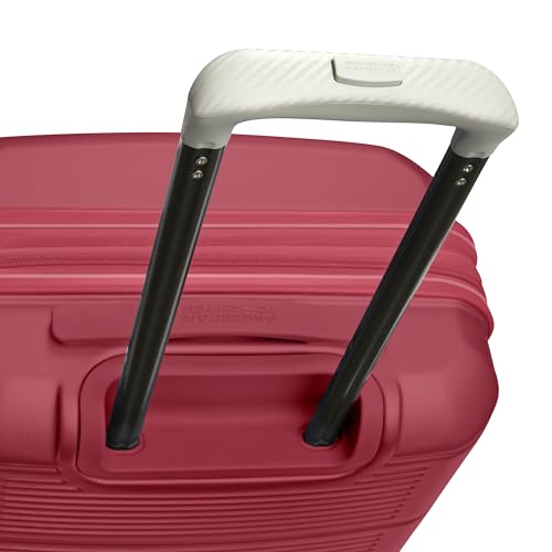 Image of American Tourister Stratum 2.0 Expandable Hardside Luggage with Spinner Wheels, Radient Raspberry, Carry-on