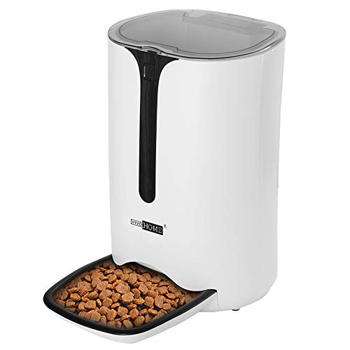 VIVOHOME 6.5L Automatic Pet Feeder Programmable Food Dispenser with Timer, Portion Control, Voice