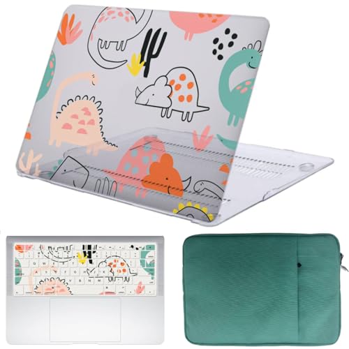Funda MacBook Pro 13 original A1278 estuche de dinosaurio para estudiantes y oficina