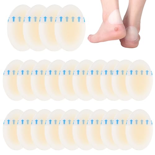 24 Piezas Apósitos Ampollas, Cuidado de Pies Parches, Parches de Prevención de Ampollas, para Protectores de Dedos de Los Pies Dedos y Talones