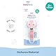 babynova Schnullerband mit Clip und Silikonring - Schnullerhalter kompatibel mit jedem Schnullern - Kinderwagen Zubehör - BPA-frei - Grau