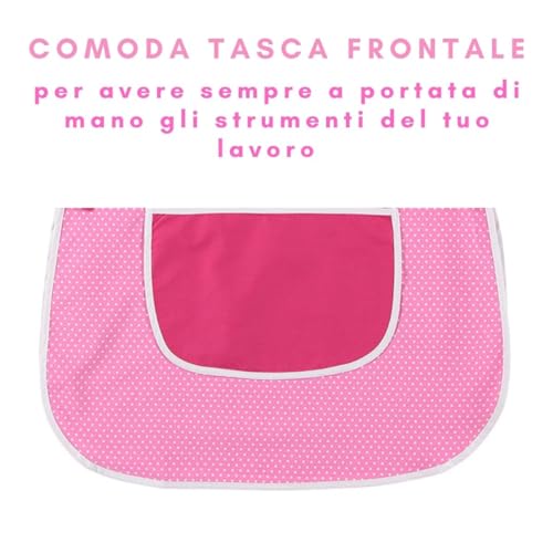 Siry Work Kasacca Damen Art. DALIA 35% Baumwolle 65% Polyester Made in Italy, Pink Einheitsgröße