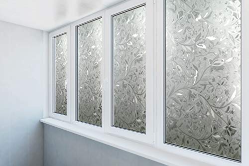 Vinilo Decorativo para Ventana, Protector de Privacidad Floral miniatura 4