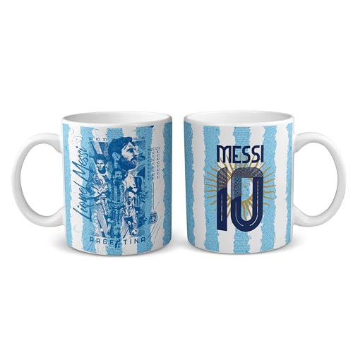 Messi. Taza cerámica conmemorativa de Lionel Messi en la...