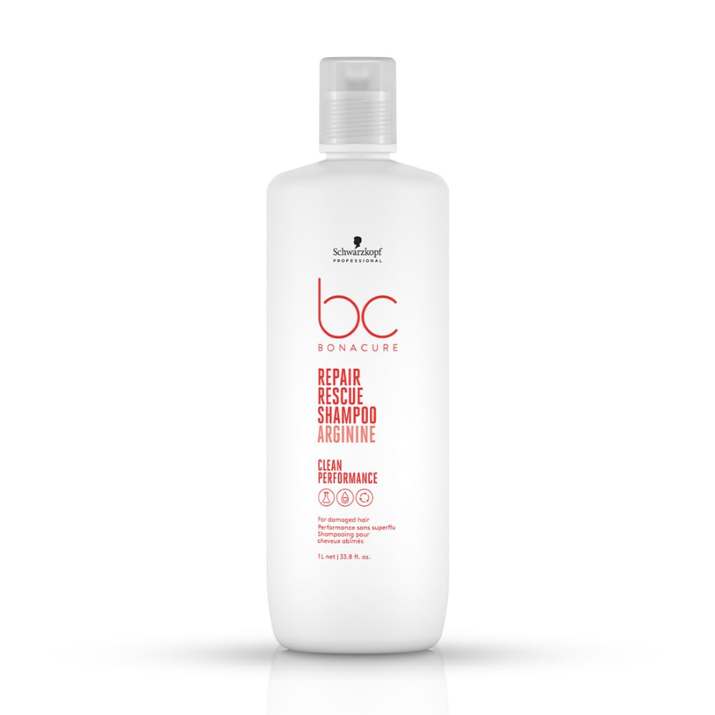 Schwarzkopf Professional Bonacure Peptide Repair Rescue Micellar Shampoo | For Damaged Hair | 1000ml
