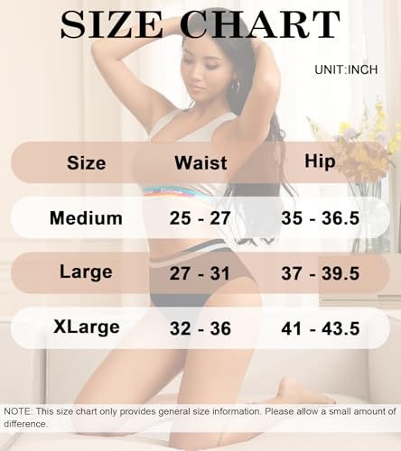 Image of Eiggam Women's Cotton Bikini Panties,High-Cut Full Coverage Stretch Cool Underwear for Women