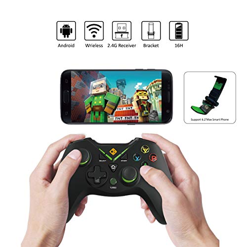 Image of Cosmic Byte C3070W Nebula 2.4G Wireless Gamepad for PC /PS3 supports Windows XP /7 /8 /10, Rubberized Texture H11 Gaming Wired Over-ear Headset with Microphone (Black /Orange, Pack Of 1)