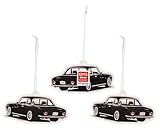 Griot's Garage Stinky-Be-Gone Hanging Air Freshener, Odor Remover, Car Scent for Garage, Closet, Laundry Rooms, Bathrooms, and More, 3 Pack, Fine Leather, 10823