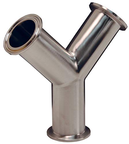 Dixon B28BMP-R300 Stainless Steel 316L Sanitary Fitting, Clamp True Y, 3