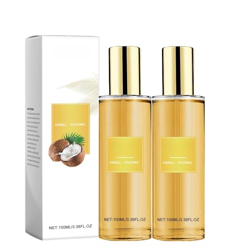 2PCS Perfume Body Spray,Hair and Body Fragrance Mist,Long-Lasting Fresh Fruity Perfume Spray,Fruity Body Spray Body Splash for Women,Attract Hair Mist Perfu/me M/ist,Natu/ral Moisturizing Bo/dy Splash