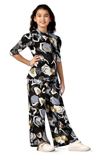 Image of Fashion Dream Girl's Cotton Blend Printed Clothing Set|Casual Wear|Two-Piece Set|Coordinate Outfit for Girl