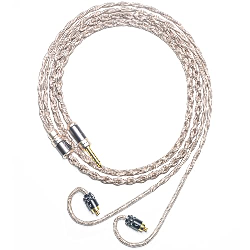 6N�P������IEM�A�b�v�O���[�h�P�[�u���AHi-Fi�o�����X�C���z���P�[�u���A�U���������ʂ̂���PET�e�L�X�^�C���V�[�X�hSony IER-M7 IER-M9 IER-Z1R �Ή� (4.4mm�v���O)