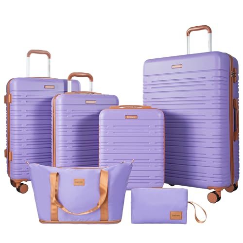 Image of 6-Piece Hardcase Luggage Sets 16 inch20 inch24 inch28 inch