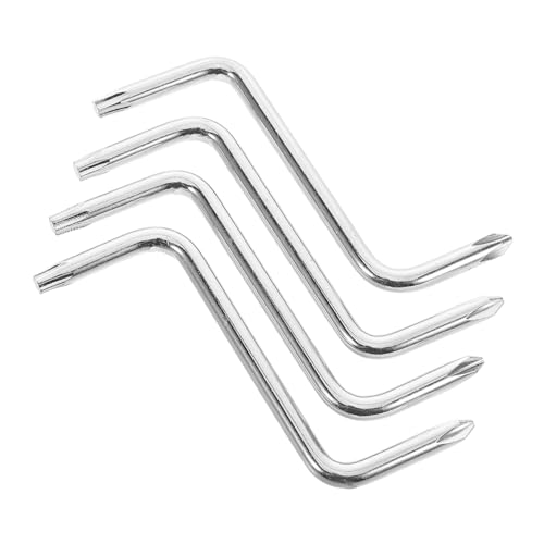 OUNONA 4pezzi Cacciaviti Doppio Scopo Tipo z Per Riparazione Dei Parafanghi Cacciaviti Ad Angolo Retto Per Spazi Ristretti Chiavi Per Auto e Elettrodomestici Realizzati Cromo-vanadio