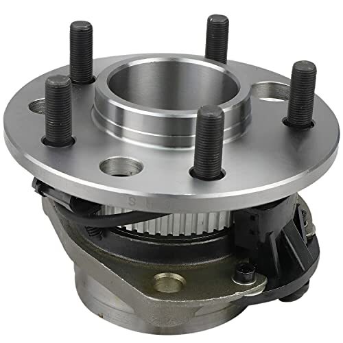 Image of Detroit Axle - AWD Front Wheel Hub and Bearings Assembly Replacement for 1990-1994 Chevrolet Astro GMC Safari - 2pc Set
