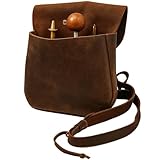 Muzzle-Loaders™ Leather Possibles Bag - Leather Muzzleloaders Shooting Bag - MZ1202