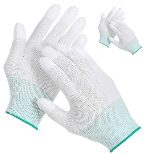 4 Pcs Quilting Gloves for Quilters Lightweight Sewing Gloves for Quilting Ideal for Free-Motion Sewing Quilters Crafting Comfortable Fit Durable Nylon