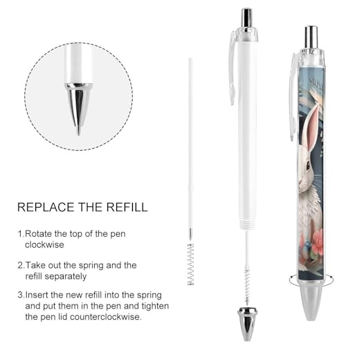 Bolígrafos retractiles de tinta negra 0.5mm pack 2 miniatura 4