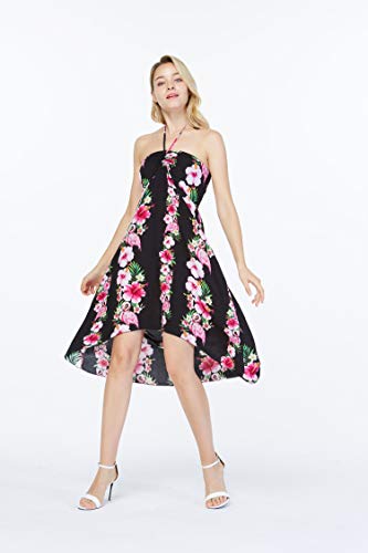 Image of Women's Hawaiian Luau Halter Dress in Signature Prints