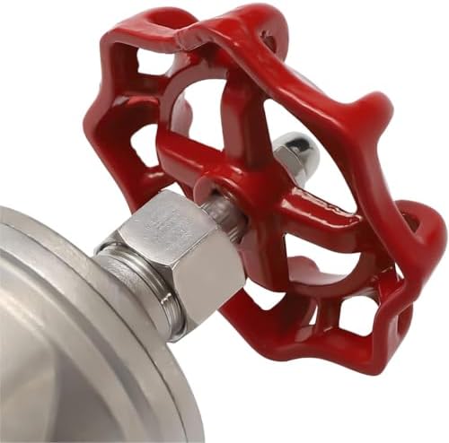 NPT Brass Gate Valve, Stainless Steel Female Threaded Globe Valve, Manual Sluice Valve with Wheel Handle for DN15-DN100, Durable Water Control Valve, Industrial Plumbing Solutions