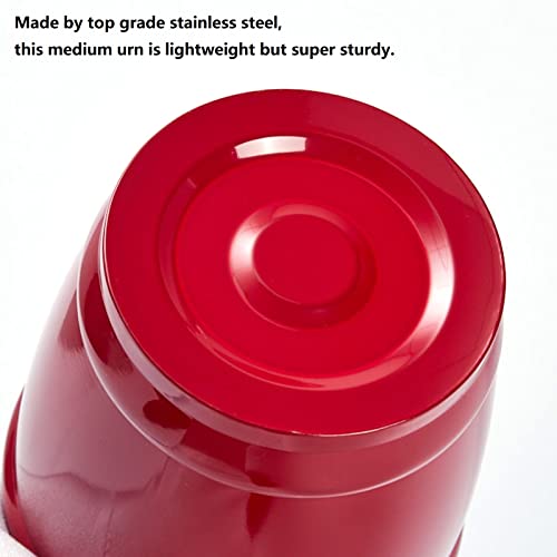Image of Cremation Urns for Ashes Adult Female, 5.7x4Inch Medium Urns for Human Ashes Adult Female /Male /Mother with Red Angel Wings