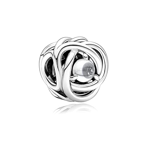 Image of VALGACLS Birthstone Charms 925 Sterling Silver Birthstone Charms