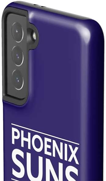 Skinit Pro Phone Case Compatible with Galaxy S21 5G - Officially Licensed NBA Phoenix Suns Standard - Purple Design