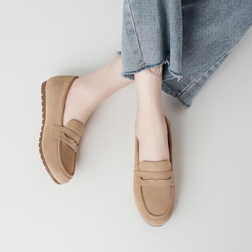 Loafers for Women Comfortable Business Casual Shoes Womens Dressy Slip On Office Work Flats Shoes - Image 6