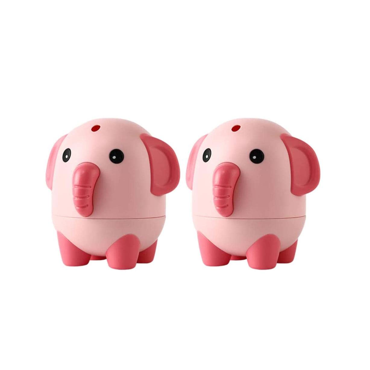 Wdwdw Pink X2 Toothpicks Dispenser Toothpick Box Automatic Holder Plastic Creative Elephant Automatic Pop-Up Container