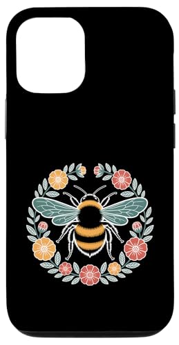 Silly Bumblebee �t���[�������[�X ���|�i ���R���D�� �X�}�z�P�[�X iPhone 12/12 Pro �p